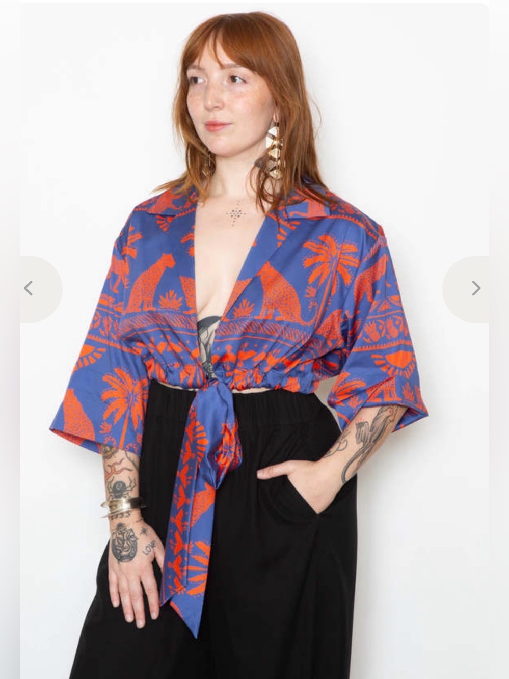 Corey Lynn Calter Rhode Top Sea Blue , One Size (S/XL)